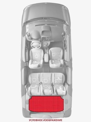 ЭВА коврики «Queen Lux» багажник для Hyundai Kona